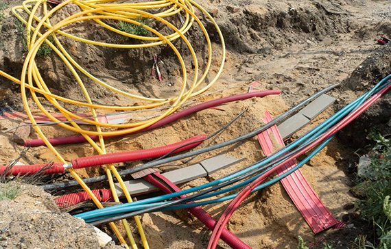 Underground Fiber Optic Cable